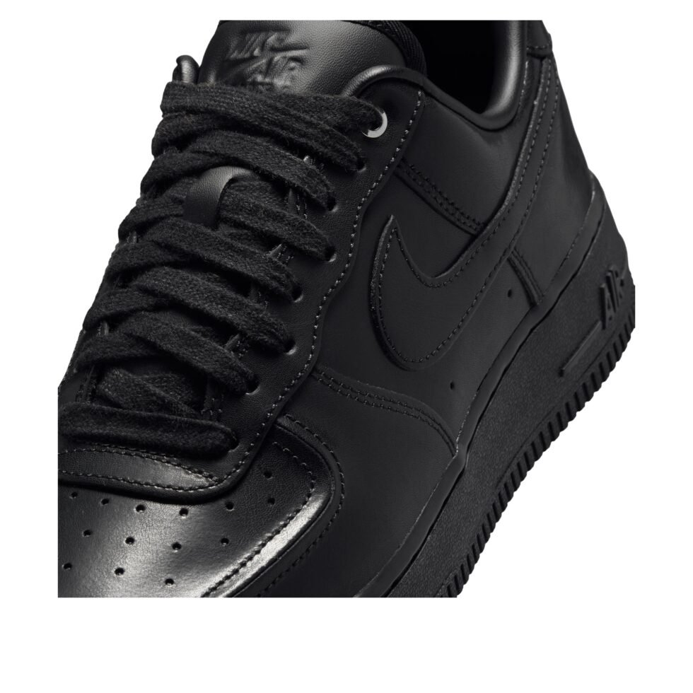 (WMNS) Nike Air Force 1 '07 'Black Metallic Silver' IO3124-001 - Image 6