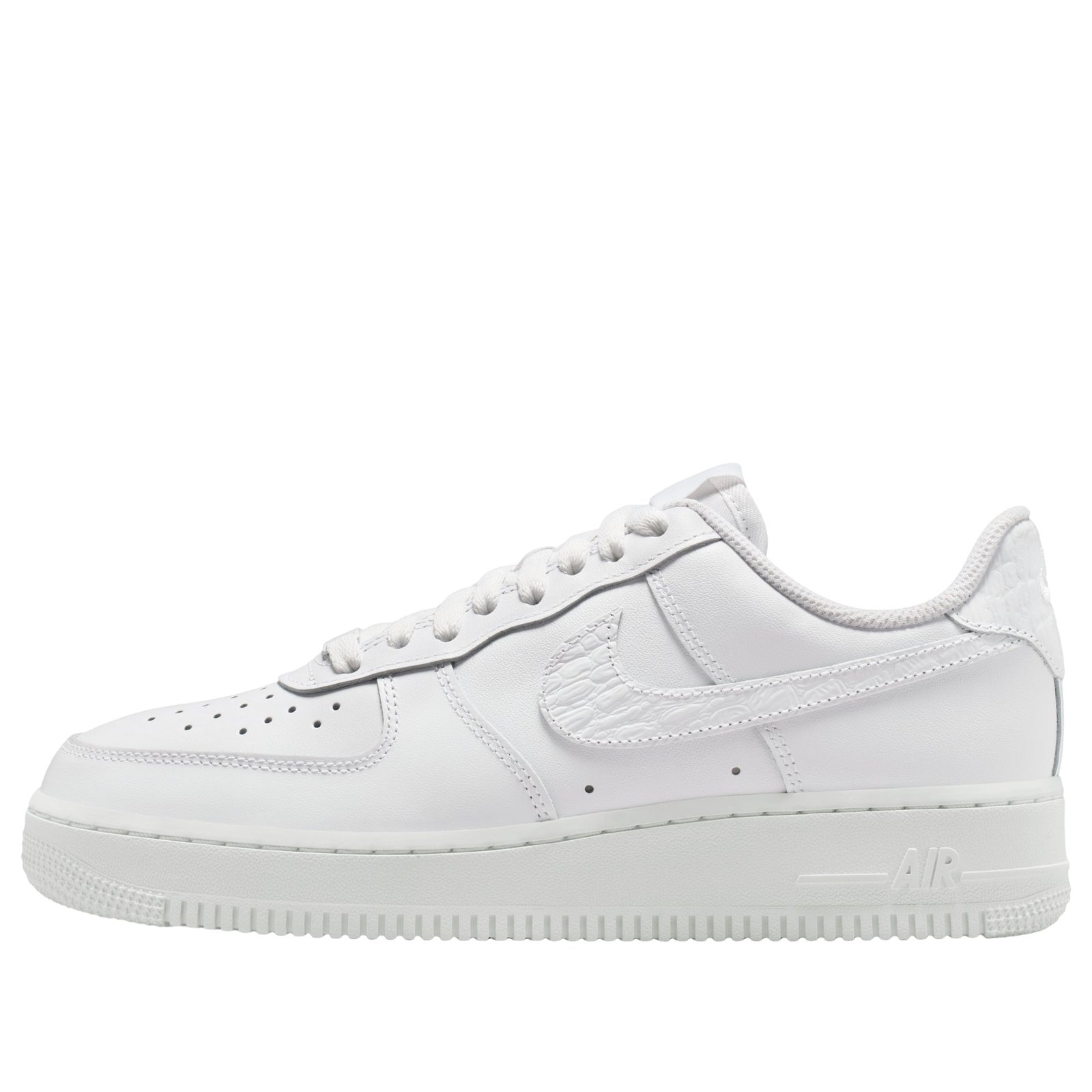 (WMNS) Nike Air Force 1 Low Pebble Croc 'White' IO4837-100
