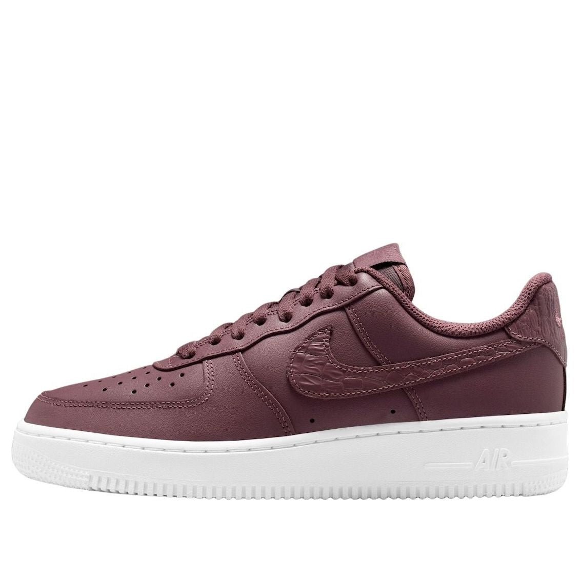 (WMNS) Nike Air Force 1 Low Pebble Croc 'Tattoo Neutral Grey' IO4837-500