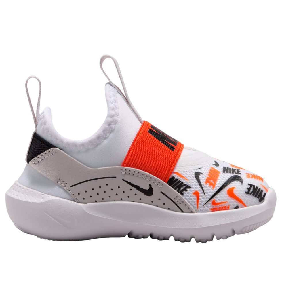 (TD) Nike Flex Runner 4 'White Safety Orange' IO9505-100 - Image 2
