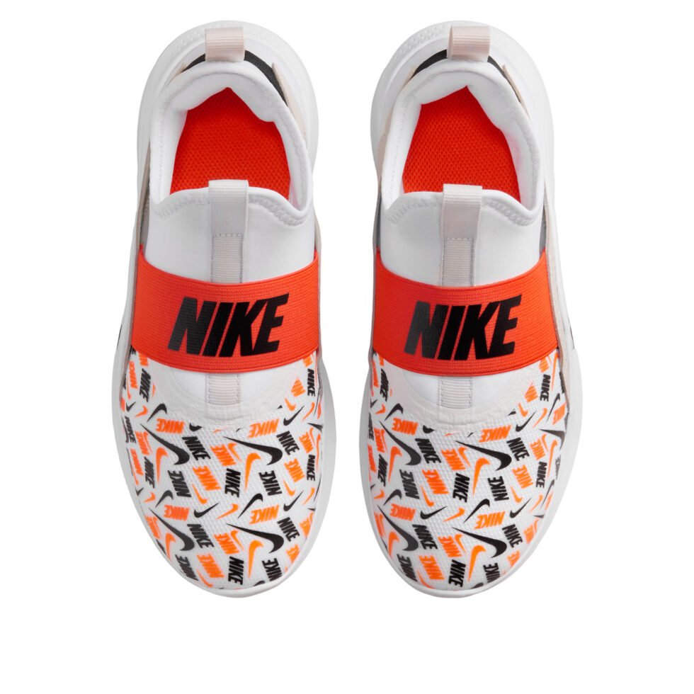 (GS) Nike Flex Runner 4 'White Safety Orange' IO9506-100 - Image 2