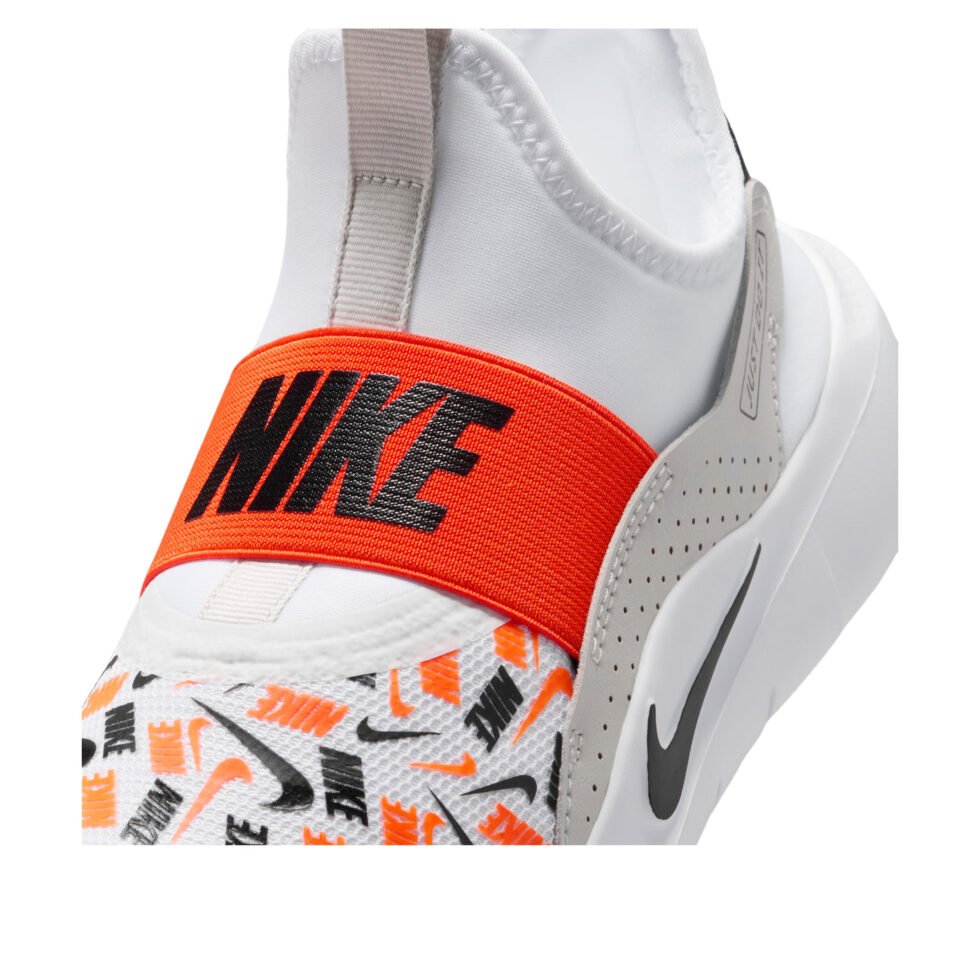 (GS) Nike Flex Runner 4 'White Safety Orange' IO9506-100 - Image 5