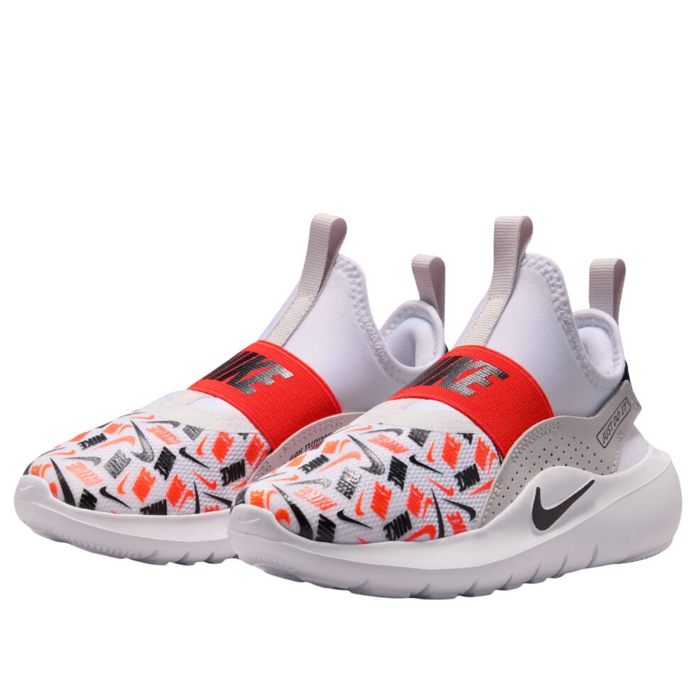 (PS) Nike Flex Runner 'White Safety Orange' IO9507-100 - Image 4