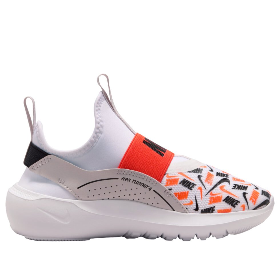 (PS) Nike Flex Runner 'White Safety Orange' IO9507-100 - Image 6