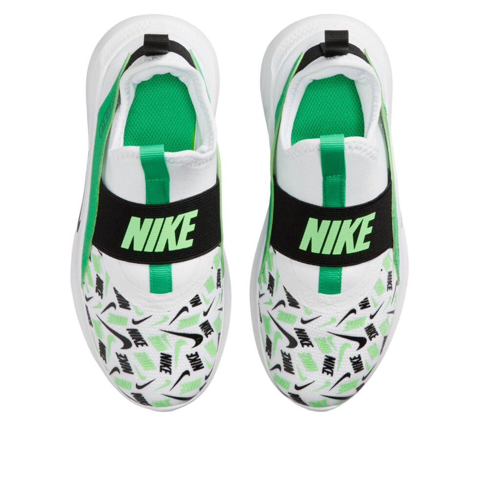 (PS) Nike Flex Runner 'White Green Spark' IO9507-101 - Image 3