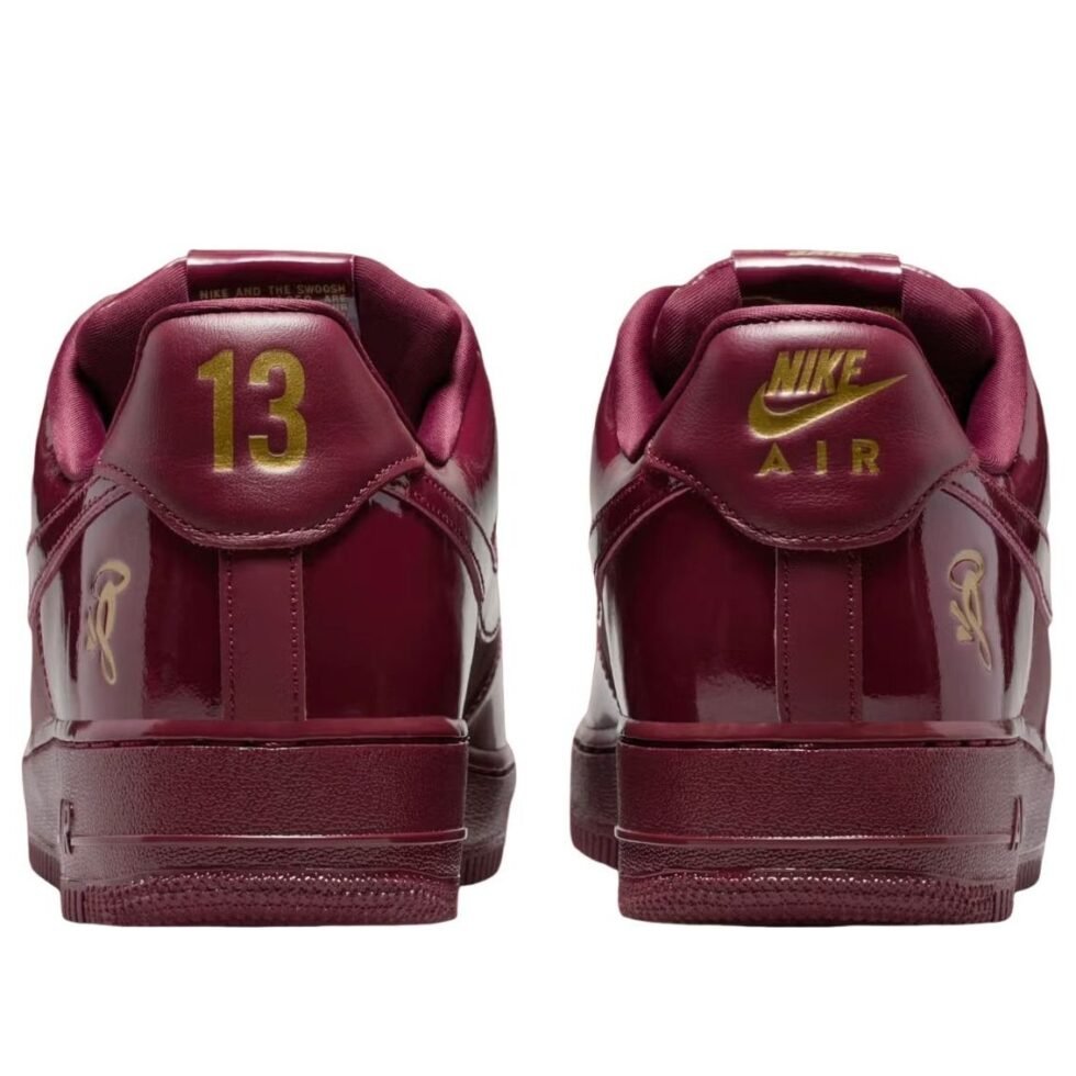 Nike x Central Cee Air Force 1 Low 'Dark Beetroot' IO9970-638 - Image 3