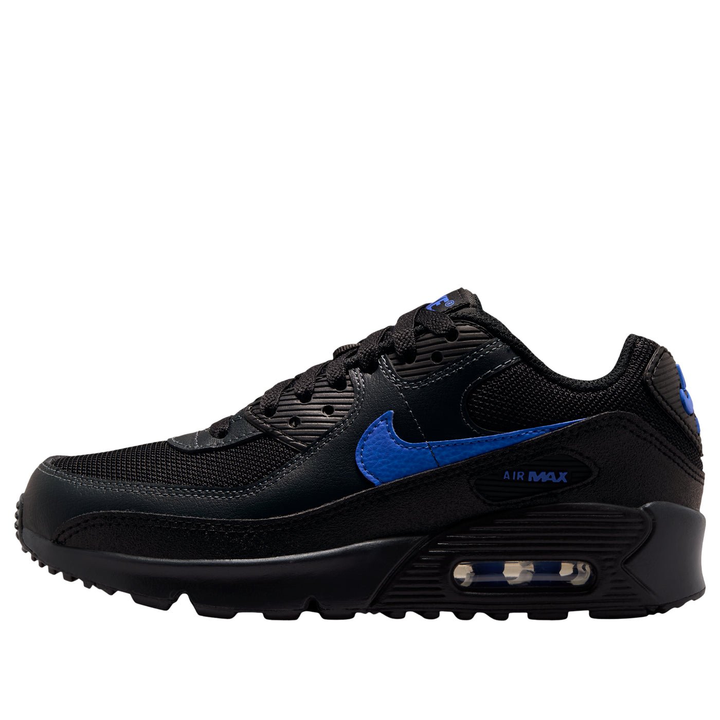 (GS) Nike Air Max 90 'Black Dark Smoke Grey' IQ0098-008
