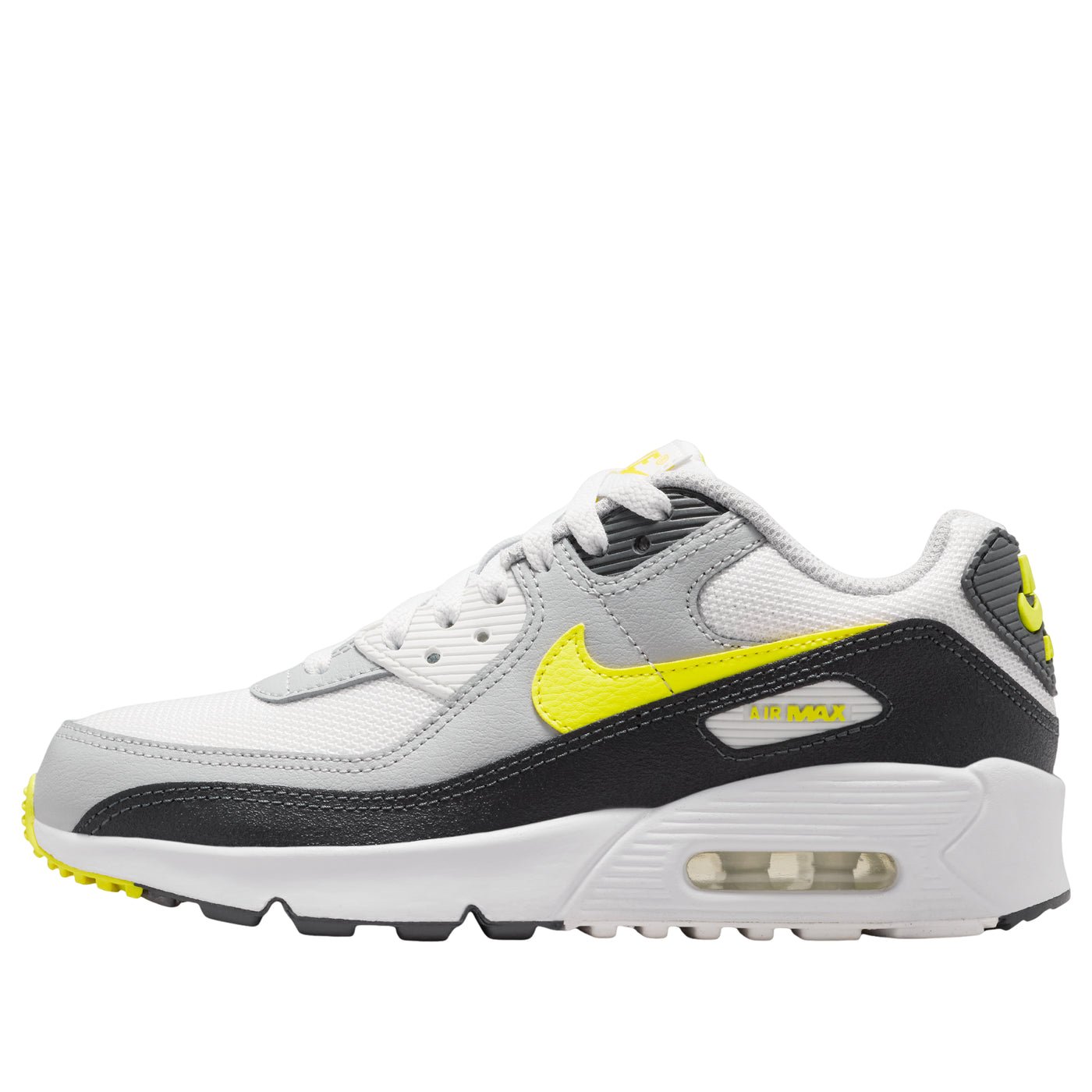 (GS) Nike Air Max 90 'Off White Dark Smoke Grey' IQ0098-100