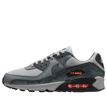 Nike Air Max 90 Premium 'Dark Grey Hyper Crimson Black' IQ0172-900