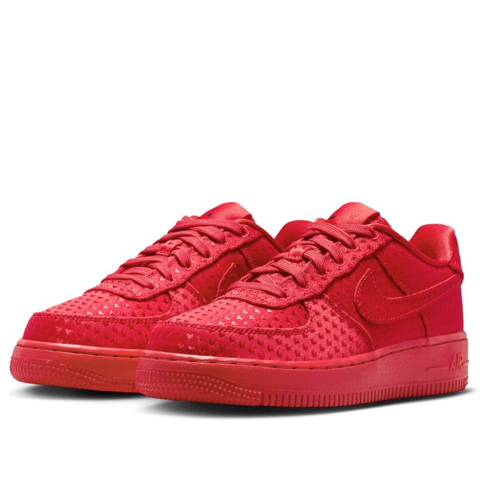 (GS) Nike Air Force 1 'University Red' IQ2748-600 - Image 4
