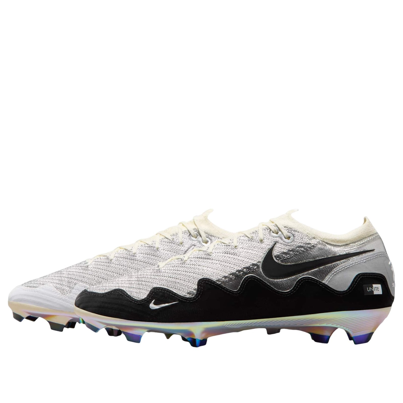 Nike x Patta Mercurial Vapor 16 Elite FG SE 'Metallic Silver Coconut Milk' IQ3365-001