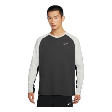 Nike Stride Dri-FIT Waffle Running T-Shirt 'Anthracite Platinum Tint' IQ3630-060