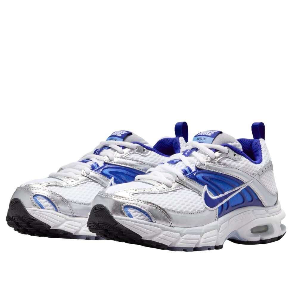 (GS) Nike Air Max Moto 2K 'White Wolf Grey Royal Pulse' IQ9430-101 - Image 4