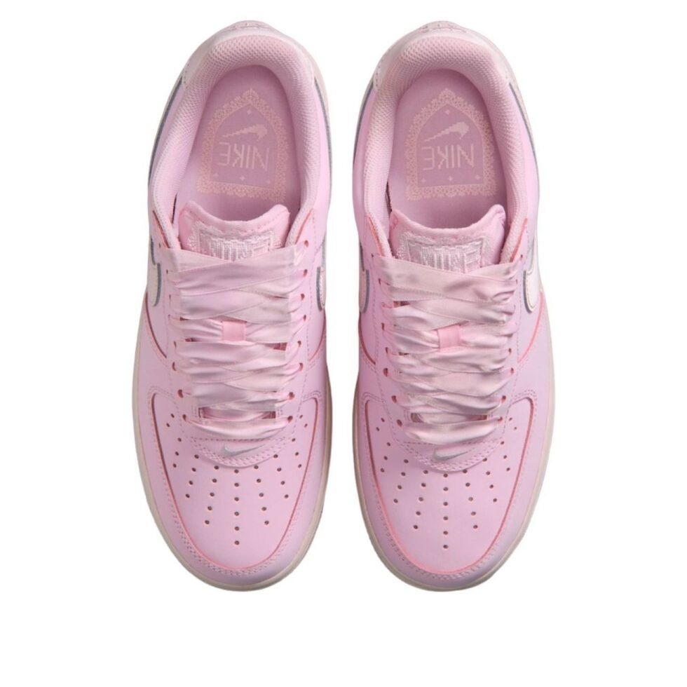 (WMNS) Nike Air Force 1 Low 'Ribbon Lace Foam Pink' IR0871-600 - Image 3
