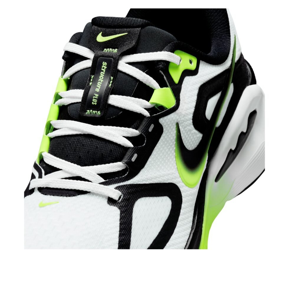 Nike Structure Plus 'White Black Volt' IR1816-100 - Image 5