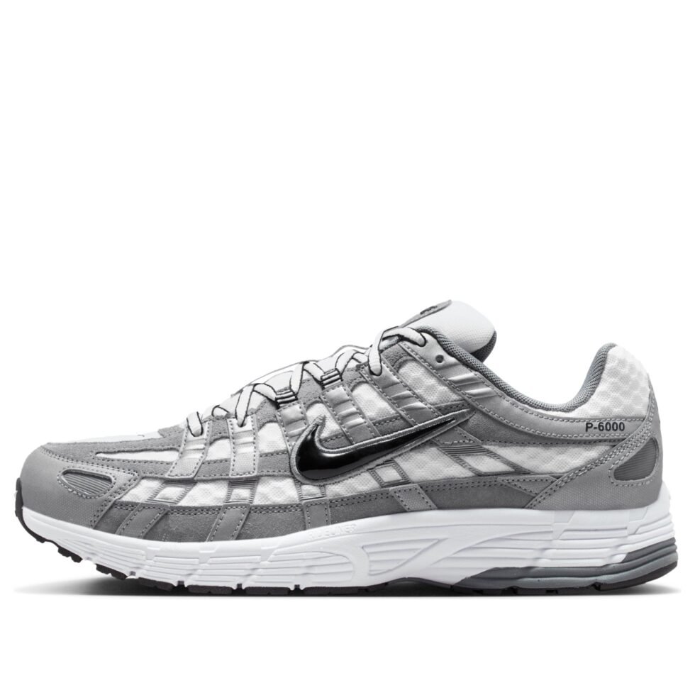 Nike P-6000 'White Metallic Cool Grey Black' IR2004-100