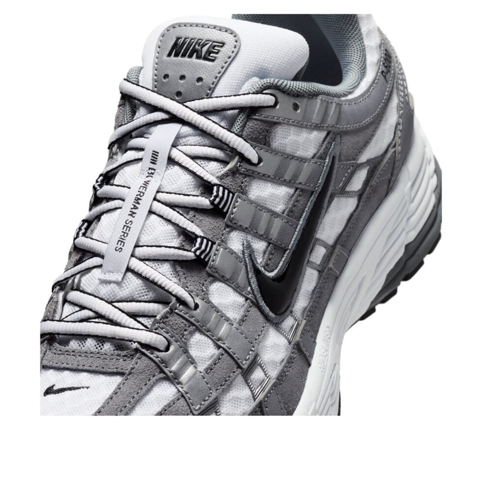 Nike P-6000 'White Metallic Cool Grey Black' IR2004-100 - Image 6