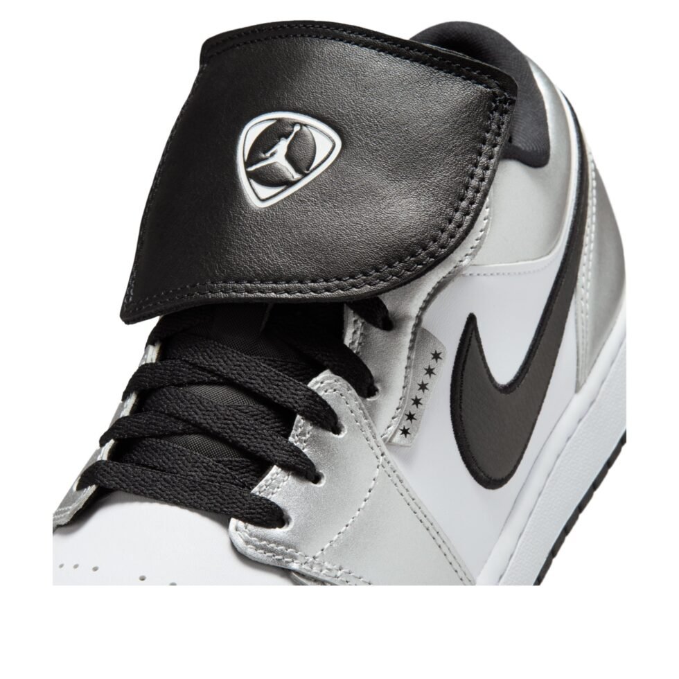 Air Jordan 1 Low SE 'Metallic Silver Tiempo' IR2278-100 - Image 7