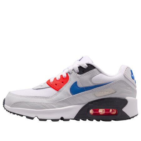 (GS) Nike Air Max 90 SE 'White Bright Crimson Royal' IR3589-100