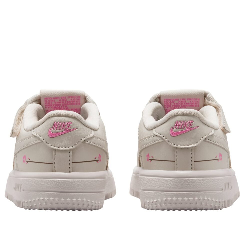 (TD) Nike Air Force 1 Low EasyOn 'Light Bone Playful Pink' IR6945-001 - Image 5