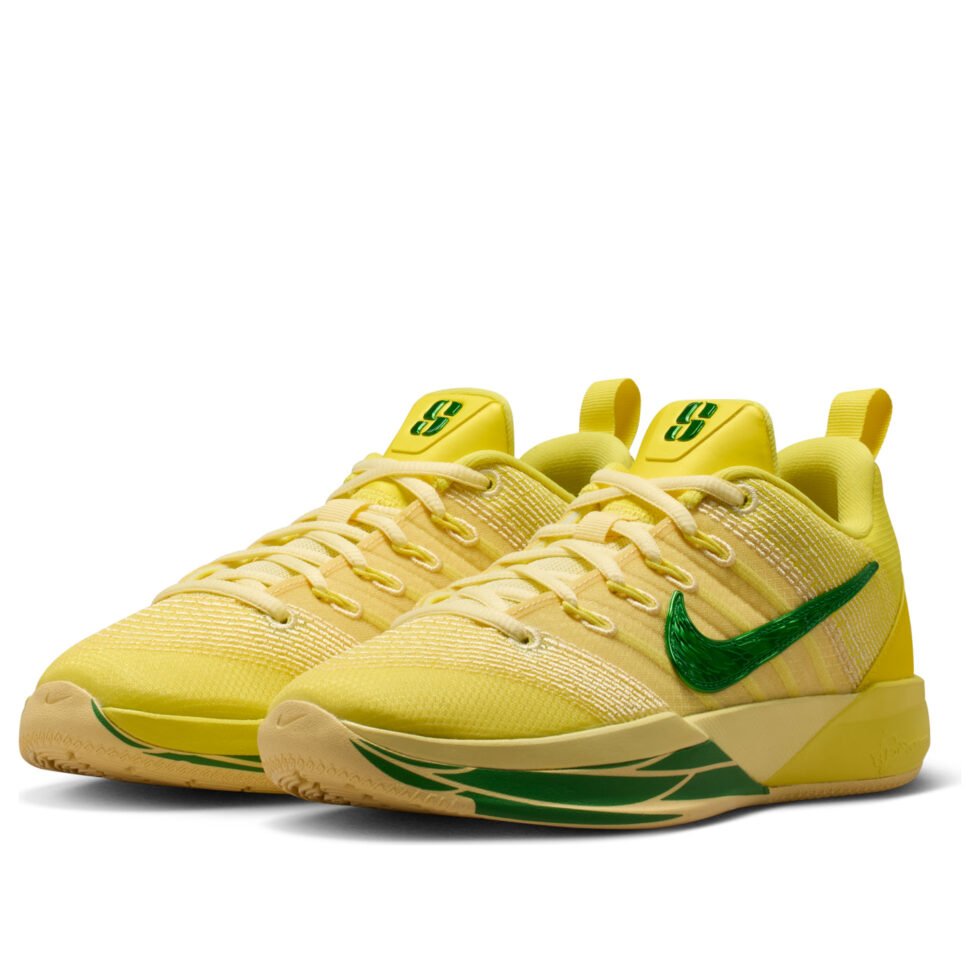 (GS) Nike Babrina 3 'Oregon Ducks' IU4645-700 - Image 4