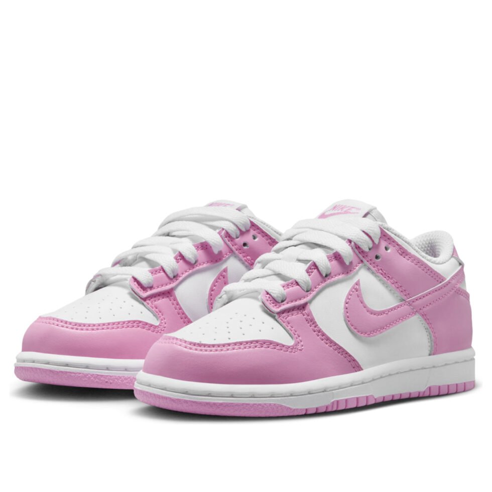 (PS) Nike Dunk Low 'White Pink Rise' IU7765-125 - Image 5