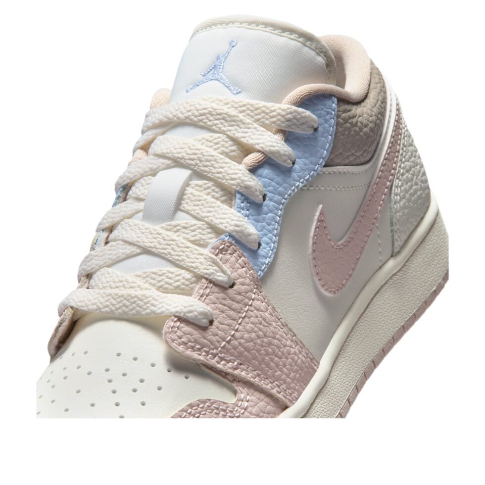 (GS) Air Jordan 1 Low 'Sail Silt Red Hydrogen Blue' IV3219-161 - Image 6