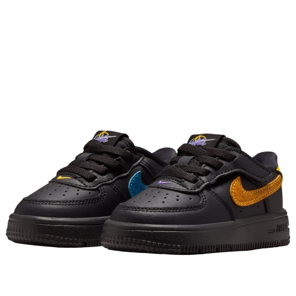 (TD) Nike Force 1 Low EasyOn 'Black Laser Orange' IV5947-001 - Image 3