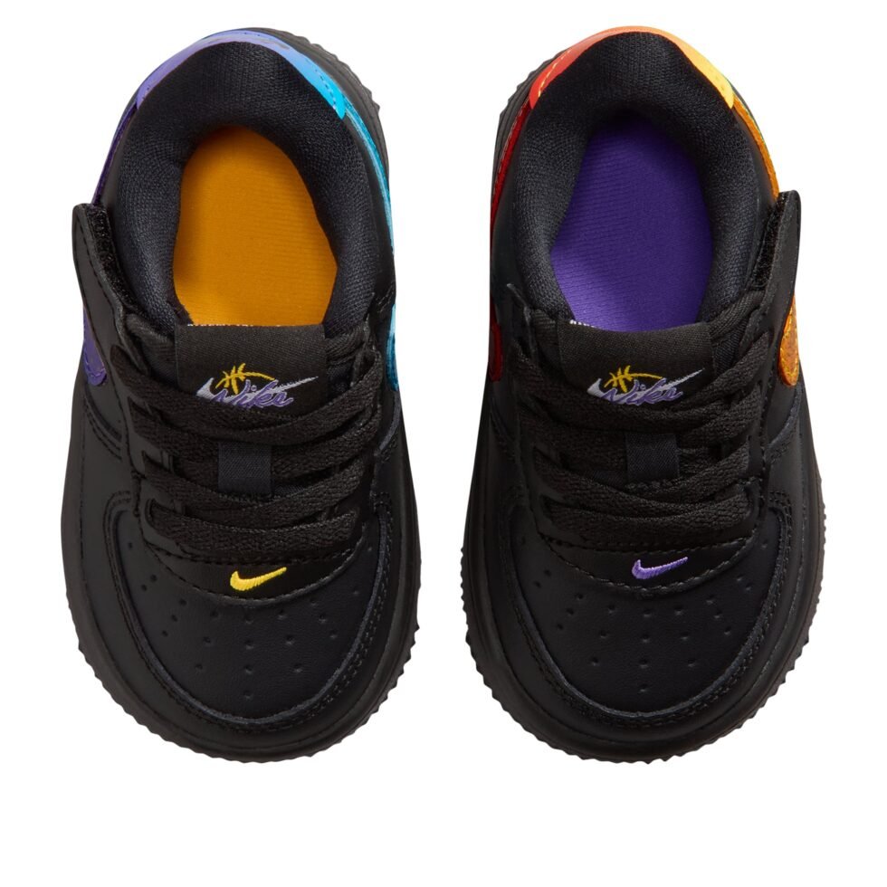 (TD) Nike Force 1 Low EasyOn 'Black Laser Orange' IV5947-001 - Image 4