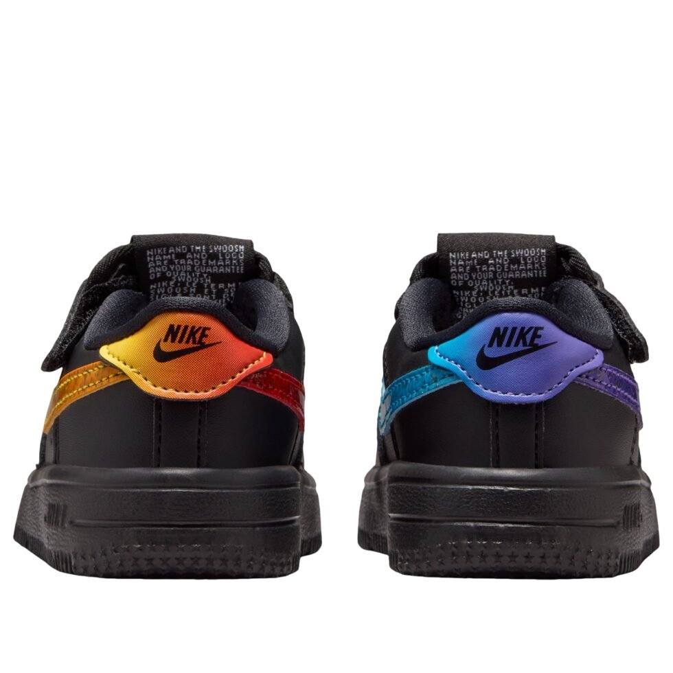 (TD) Nike Force 1 Low EasyOn 'Black Laser Orange' IV5947-001 - Image 5