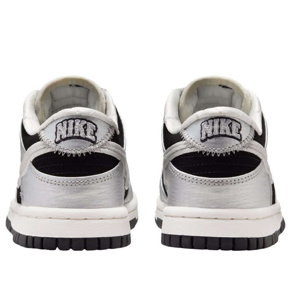 (GS) Nike Dunk Low LV8 'Metallic Silver Black' IV5971-001 - Image 4