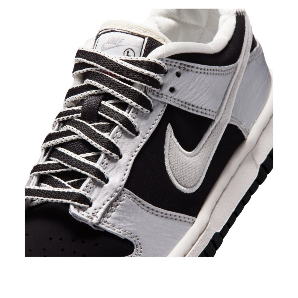 (GS) Nike Dunk Low LV8 'Metallic Silver Black' IV5971-001 - Image 6