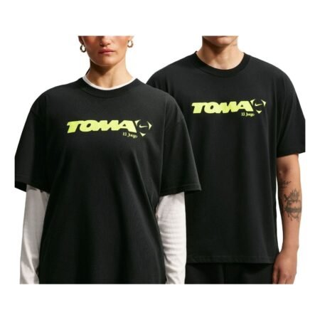 Nike x TOMA Soccer T-Shirt 'Black' JJ9194-010