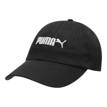 (GS) PUMA Essentials No. 2 Logo Cap 'Black White' 022886-01