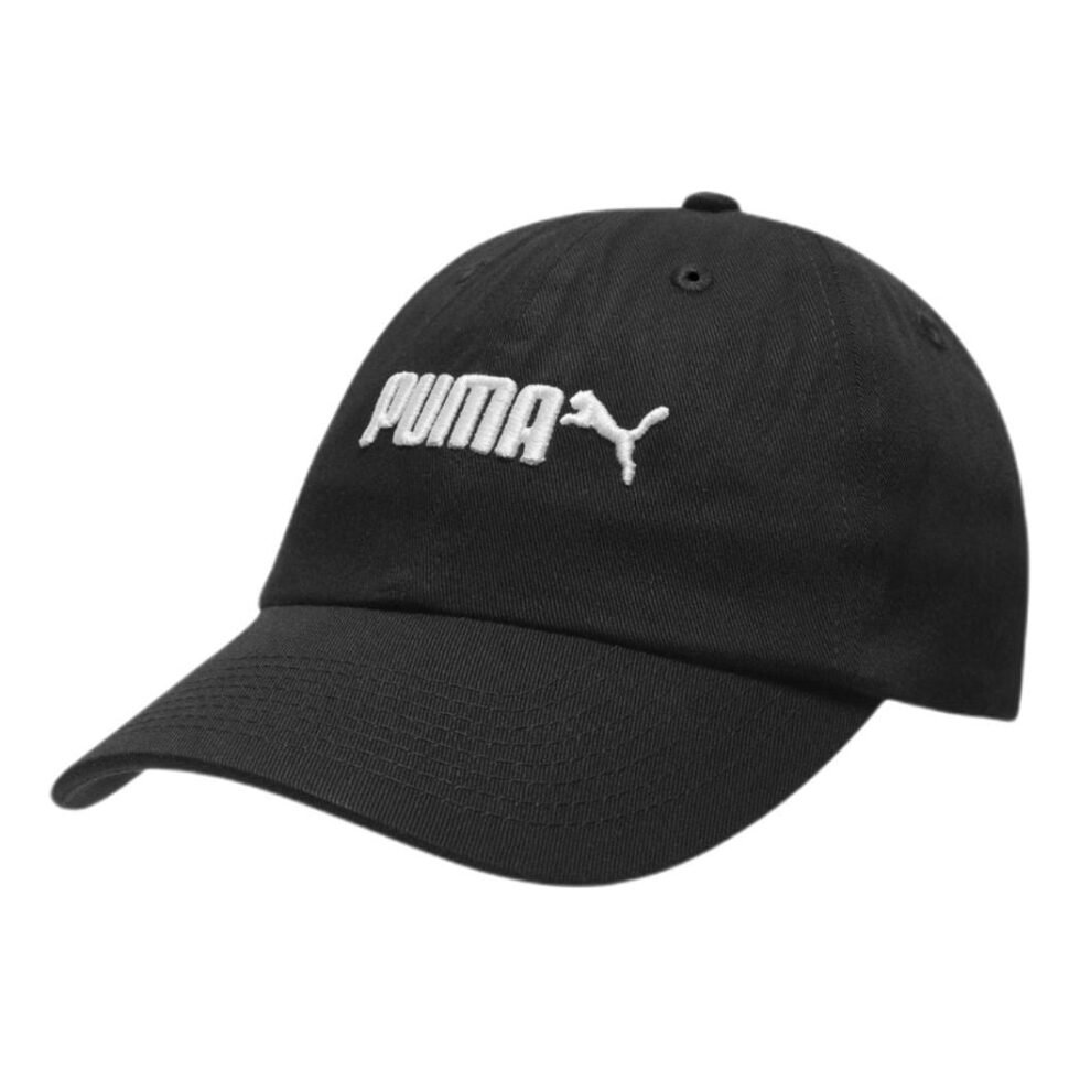 (GS) PUMA Essentials No. 2 Logo Cap 'Black White' 022886-01