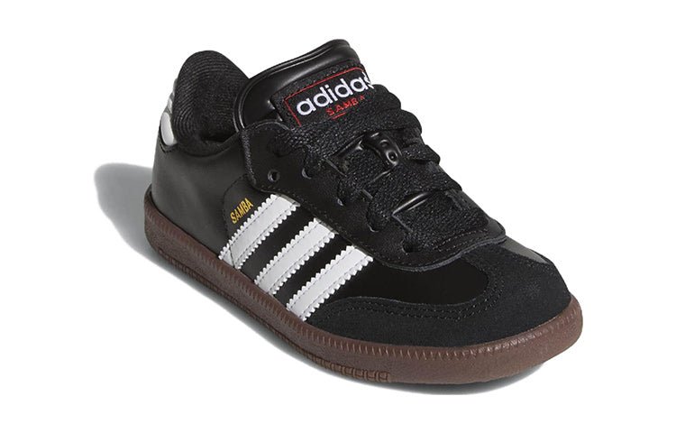 (GS) adidas Samba Classic 'Black White Kid' 036516 - Image 3