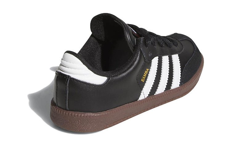 (GS) adidas Samba Classic 'Black White Kid' 036516 - Image 4