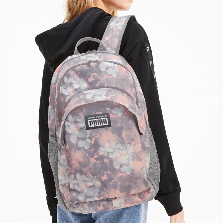(WMNS) PUMA Academy Backpack 'Pink Grey' 077301-06 - Image 3