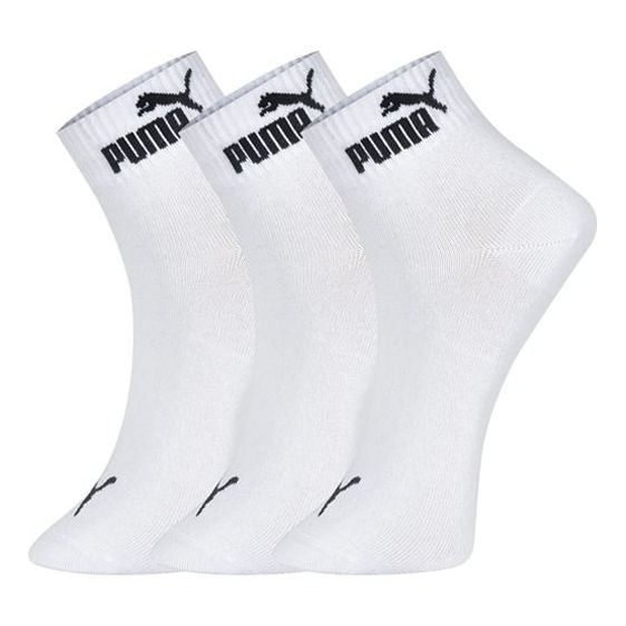 PUMA Sneaker Socks 3 pack 'White Black' 100002945-003