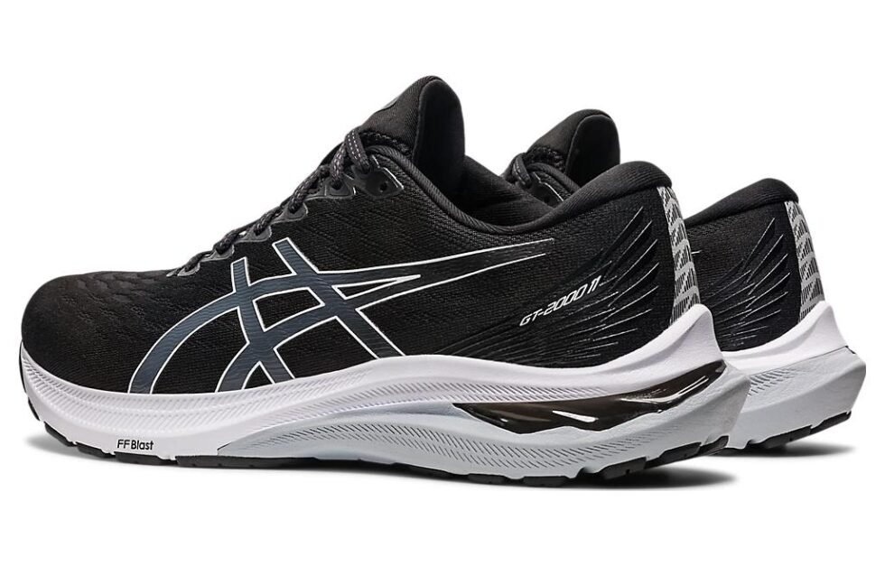 ASICS GT-2000 11 4E Wide 'Black White' 1011B476-004 - Image 4
