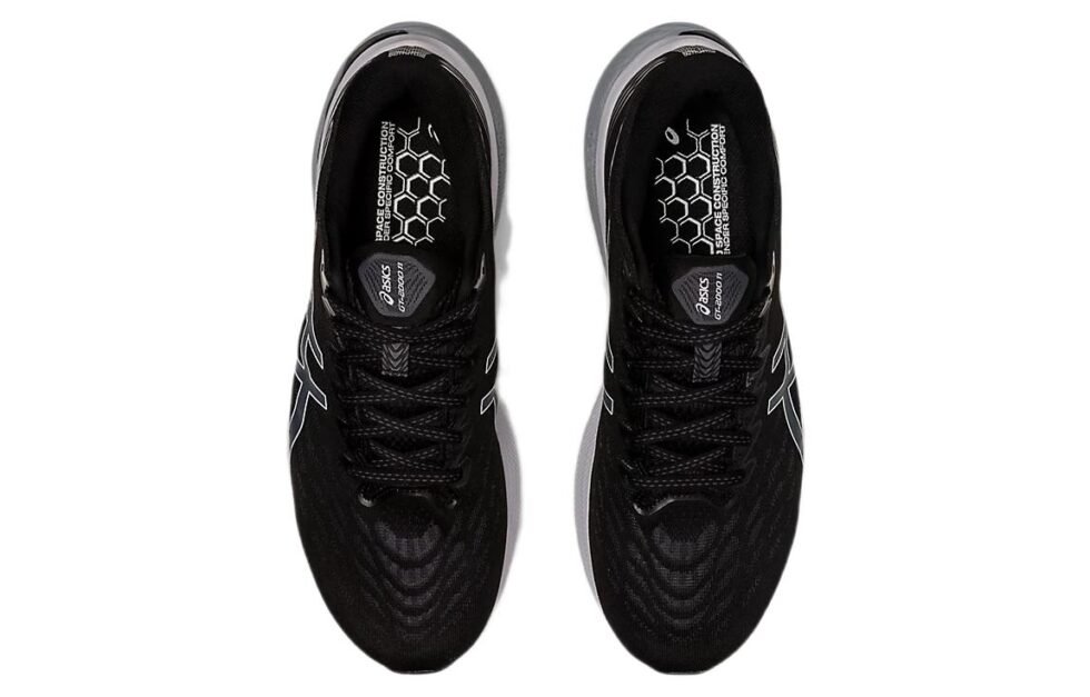 ASICS GT-2000 11 4E Wide 'Black White' 1011B476-004 - Image 5