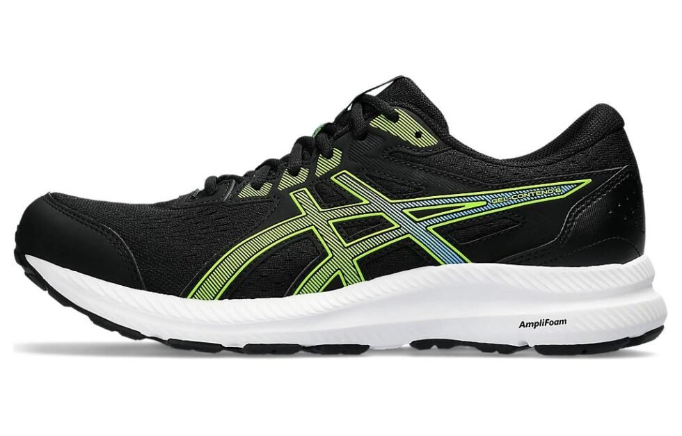 ASICS Gel-Contend 8 'Black Electric Lime' 1011B492-012 - Image 2