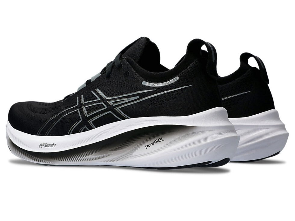 ASICS Gel-Nimbus 26 4E Wide 'Black Graphite Grey' 1011B796-001 - Image 4