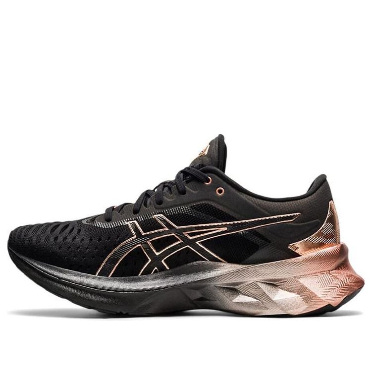 (WMNS) ASICS Novablast 'Black Rose Gold' 1012B014-001