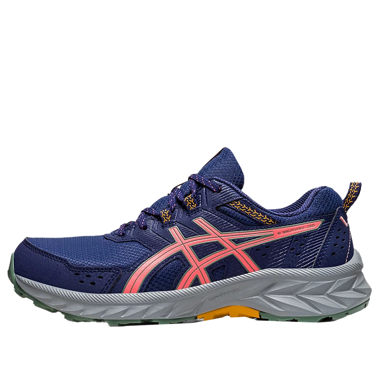 (WMNS) ASICS Gel-Venture 9 Wide 'Indigo Blue Papaya' 1012B314-400