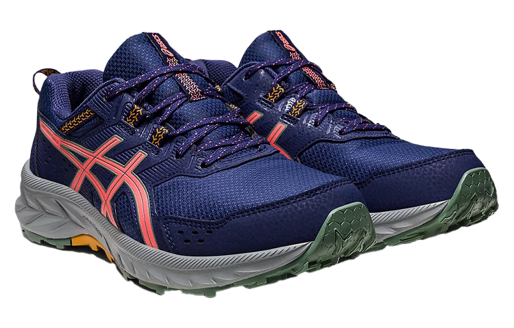 (WMNS) ASICS Gel-Venture 9 Wide 'Indigo Blue Papaya' 1012B314-400 - Image 3