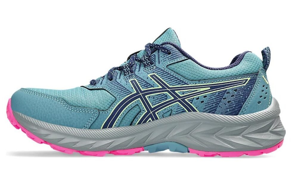 (WMNS) ASICS Gel-Venture 9 Wide 'Gris Blue' 1012B314-403 - Image 2