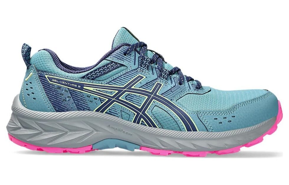 (WMNS) ASICS Gel-Venture 9 Wide 'Gris Blue' 1012B314-403 - Image 3