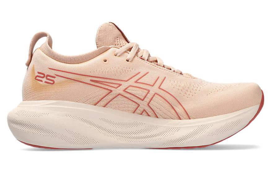 (WMNS) ASICS Gel-Nimbus 25 'Pale Apricot Light Garnet' 1012B356-702 - Image 2