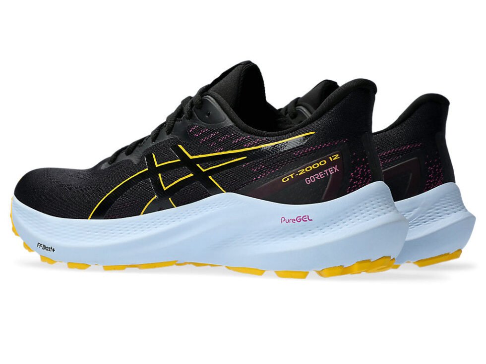 (WMNS) ASICS GT-2000 12 GORE-TEX 'Black Saffron' 1012B507-001 - Image 4
